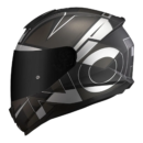 Capacete Norisk FF802 Razor Axial Matte Black Silver