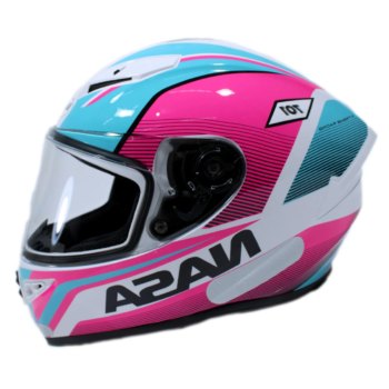 Capacete Nasa NS701 Evolution Rosa Azul