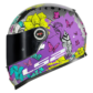 Capacete LS2 FF358 Dreamcatcher Prata Amarelo