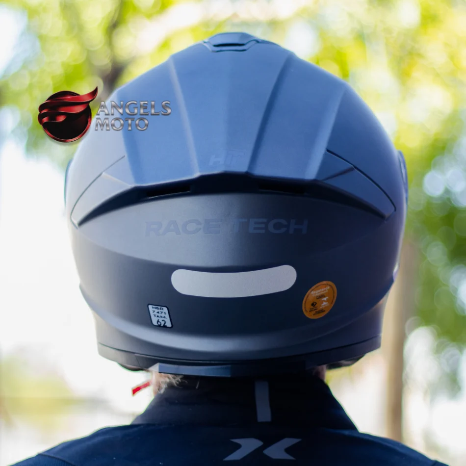 Capacete Race Tech Hit Monocolor Matte Titanium