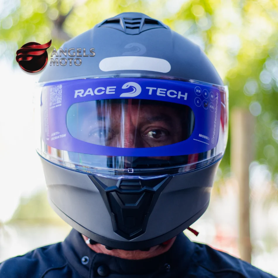 Capacete Race Tech Hit Monocolor Matte Titanium