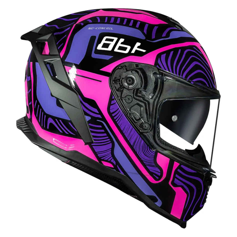 Capacete Norisk Strada II Fusion Purple Black Pink