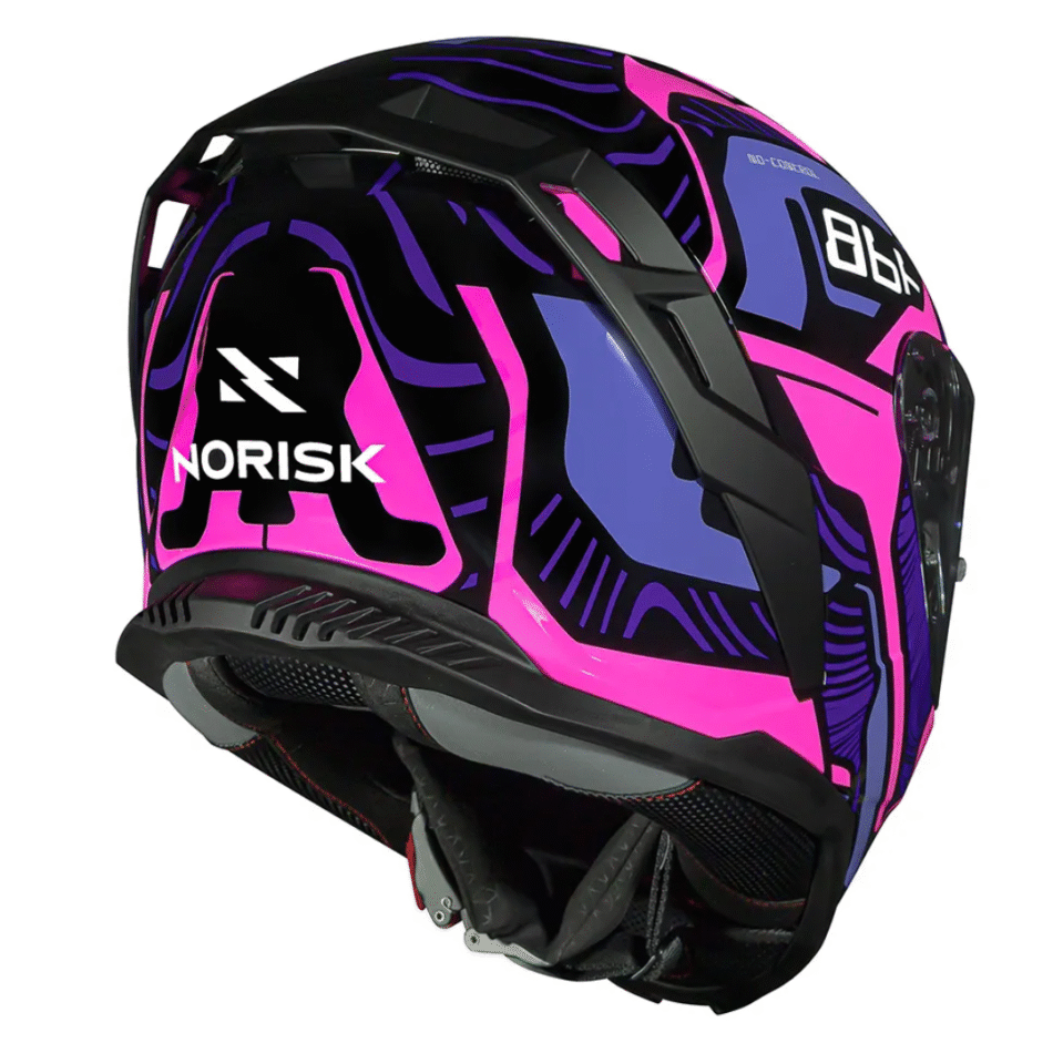 Capacete Norisk Strada II Fusion Purple Black Pink