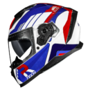 Capacete Race Tech Volt Track White Blue