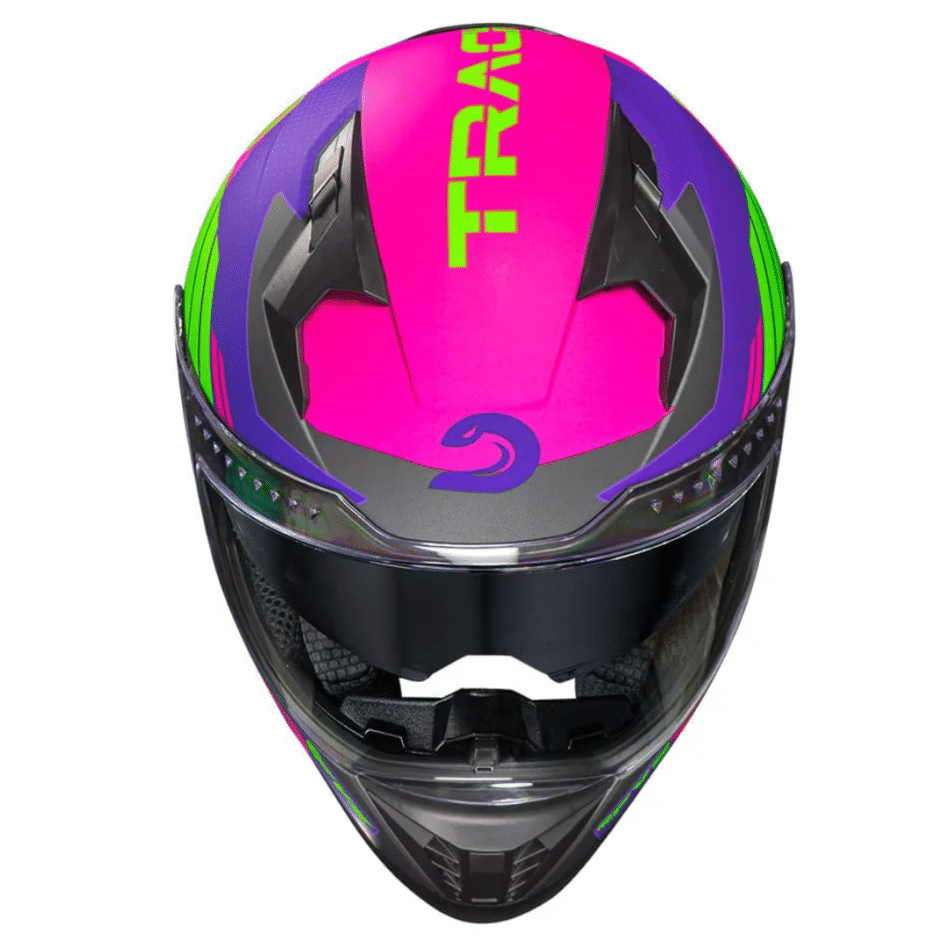 Capacete Race Tech Volt Track Matte Titanium Purple