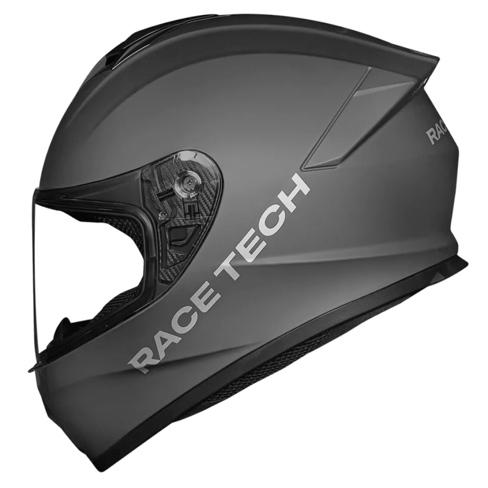 Capacete Race Tech Hit Monocolor Matte Titanium