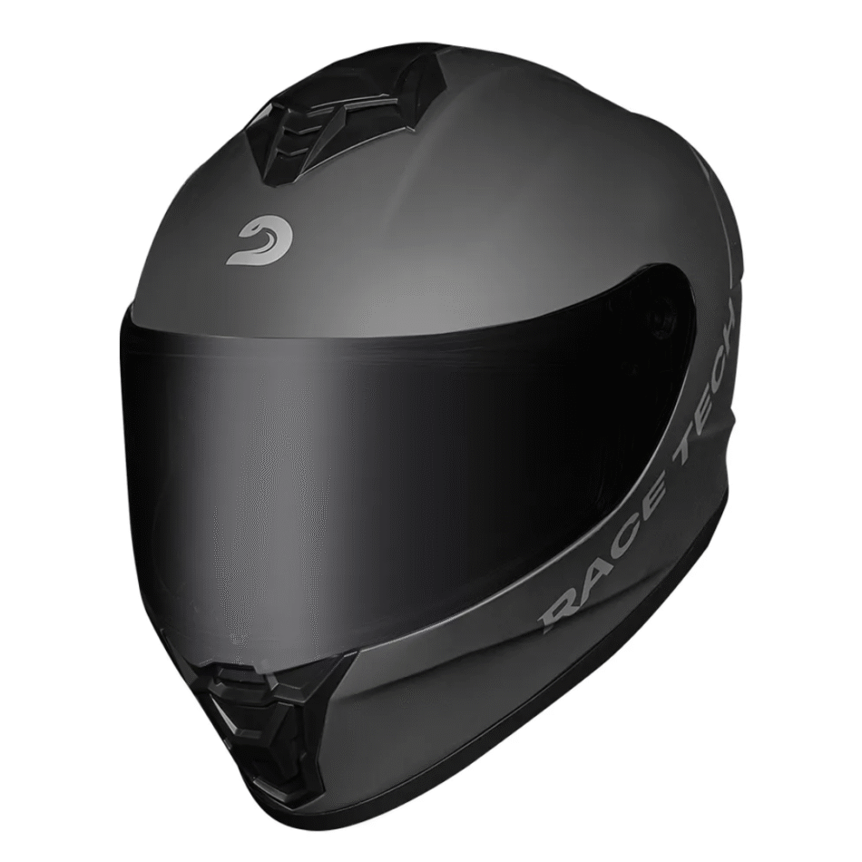 Capacete Race Tech Hit Monocolor Matte Titanium