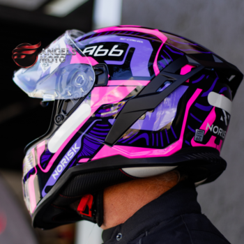 Capacete Norisk Strada II Fusion Purple Black Pink