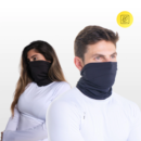 Capuz Balaclava Snugg Lycra Tubo Flex Meio Rosto Preto