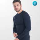 Camiseta Térmica Segunda Pele Manga Longa Inverno Snugg Preta