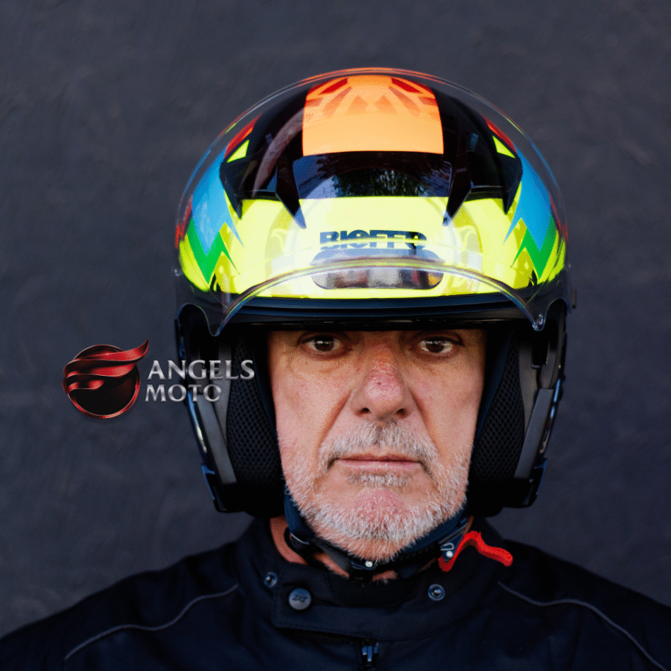 Capacete Bieffe B-Pace Aragon Color