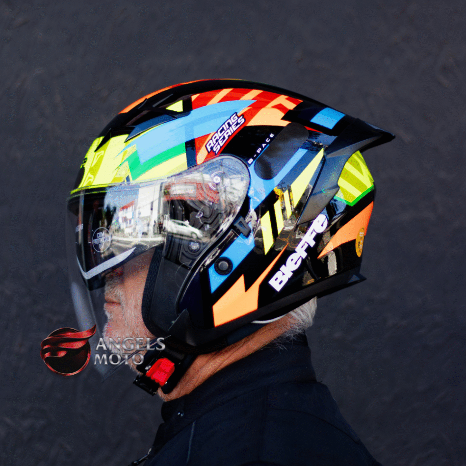 Capacete Bieffe B-Pace Aragon Color