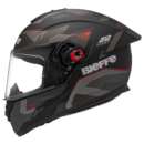 Capacete Bieffe B12 Avant Preto Fosco Grafite