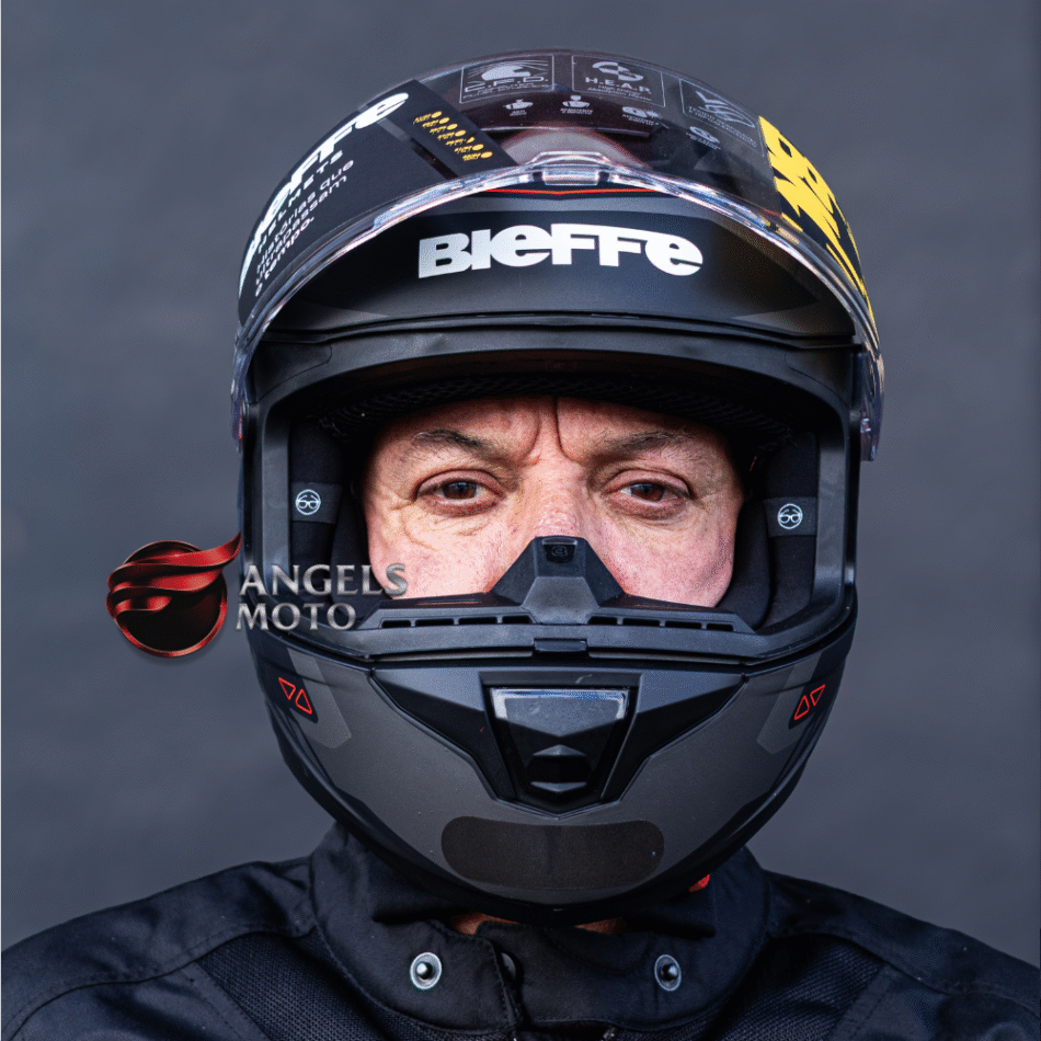 Capacete Bieffe B12 Avant Preto Fosco Grafite