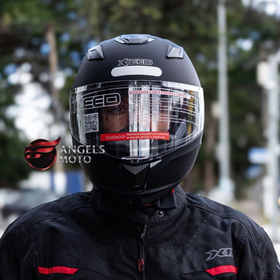 Capacete Xceed F607 Matt Black