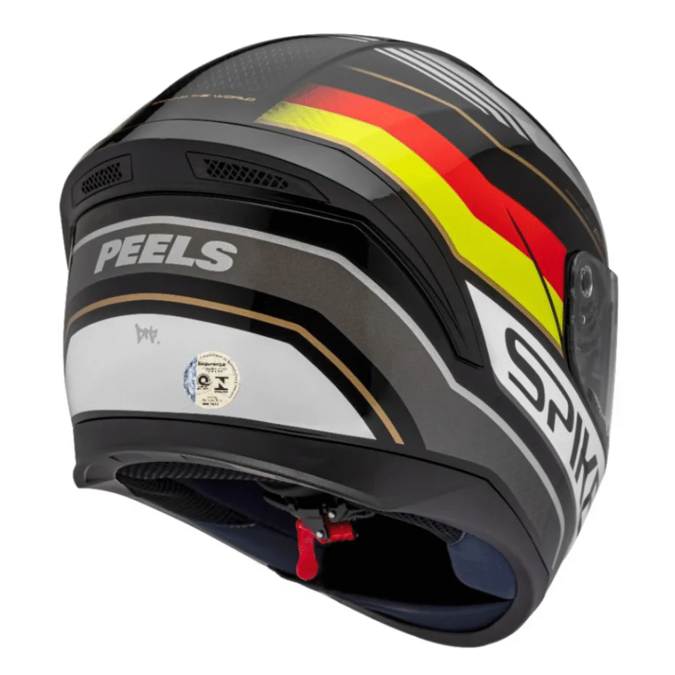 Capacete Peels Spike II ATW Preto Alemanha