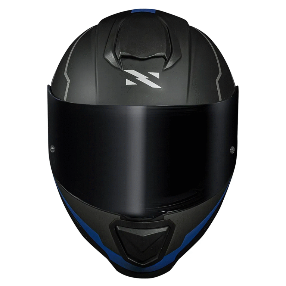 Capacete Norisk FF802 Razor Full Matte Black Blue
