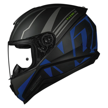 Capacete Norisk FF802 Razor Full Matte Black Blue