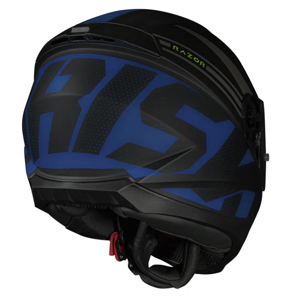 Capacete Norisk FF802 Razor Full Matte Black Blue