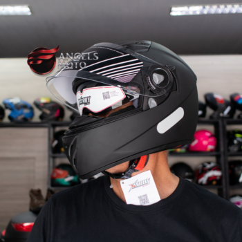 Capacete KYT Striker 2V Plain Preto Fosco