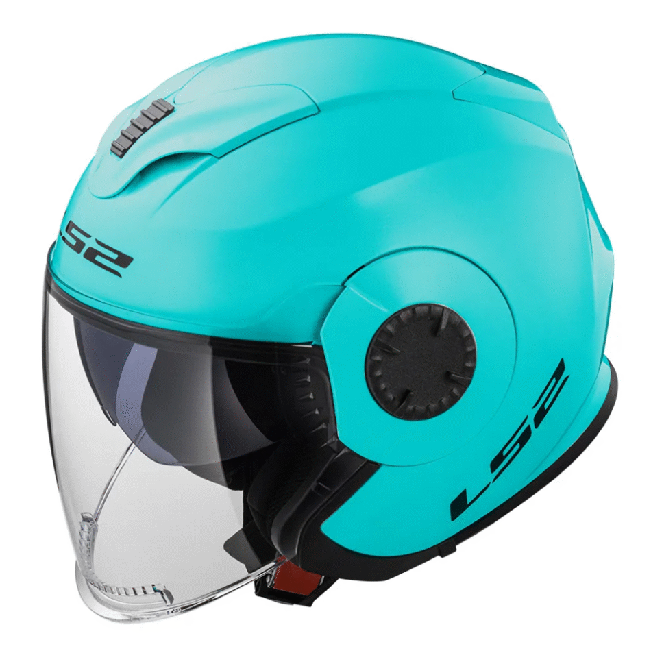 Capacete LS2 Verso OF570 Monocolor Cyan