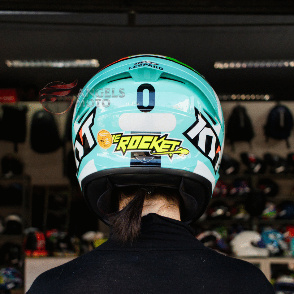 Capacete KYT TT Course Dennis Foggia Leopard