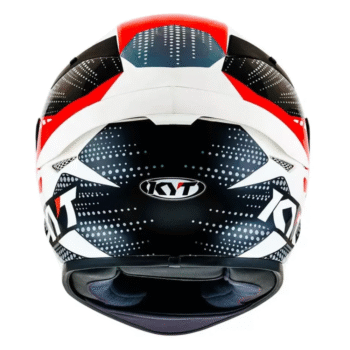Capacete KYT TT Course Gear Black Red