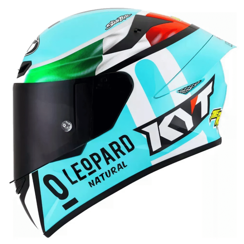 Capacete KYT TT Course Dennis Foggia Leopard