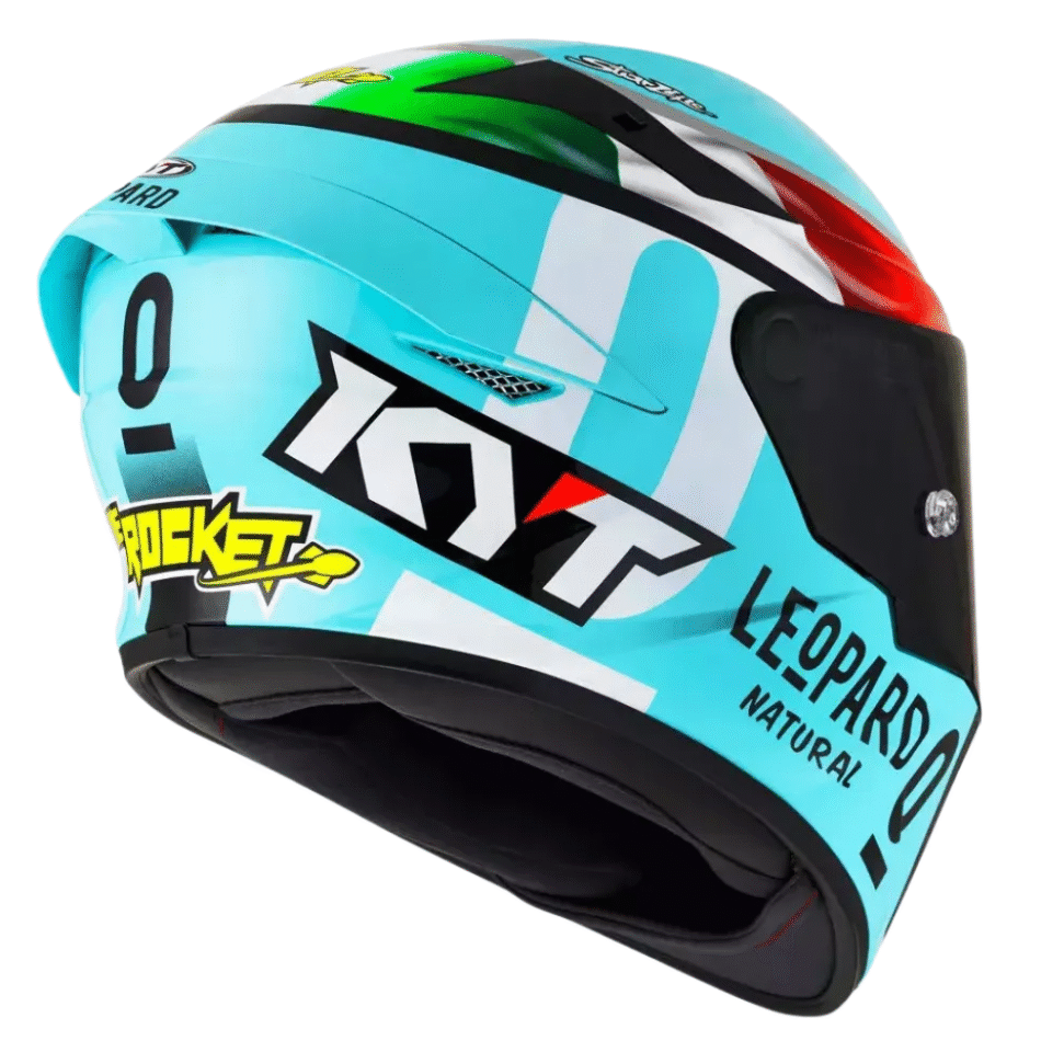 Capacete KYT TT Course Dennis Foggia Leopard