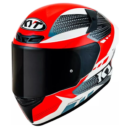 Capacete KYT TT Course Gear Black Red
