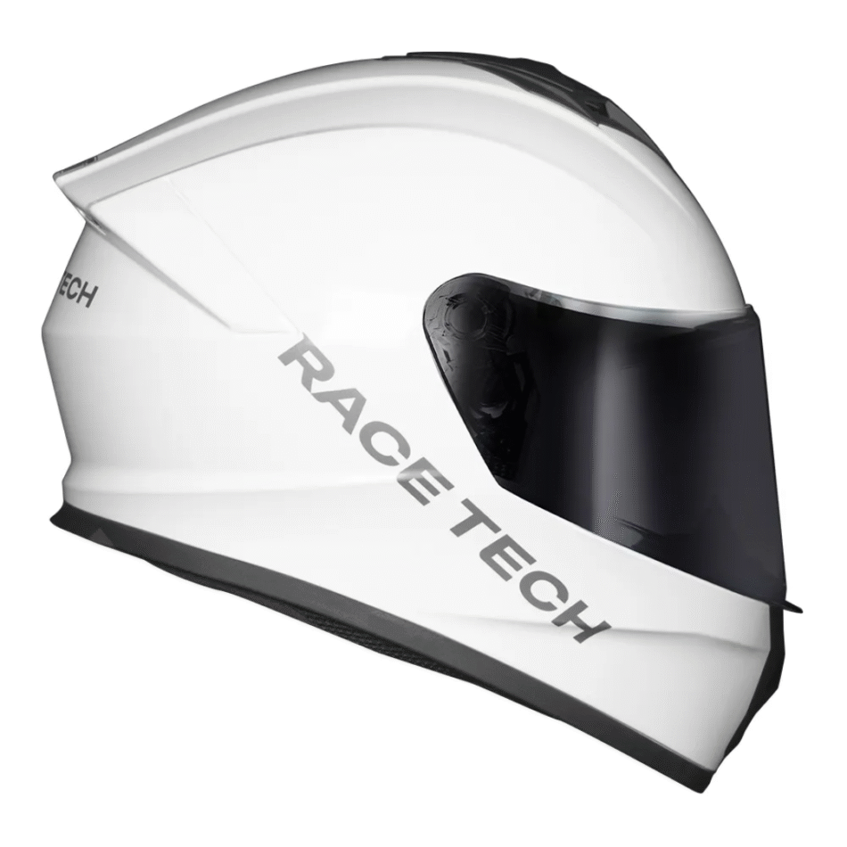 Capacete Race Tech Hit Monocolor White