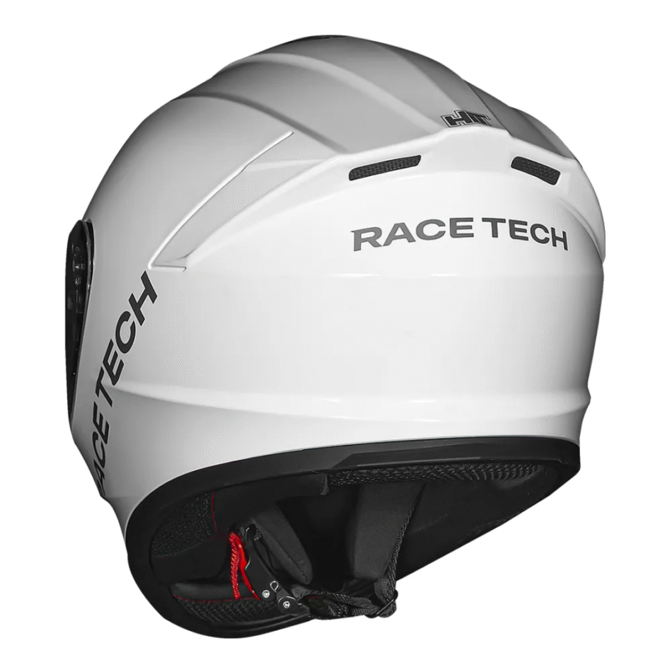 Capacete Race Tech Hit Monocolor White