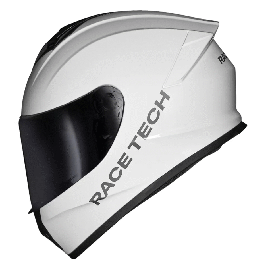 Capacete Race Tech Hit Monocolor White