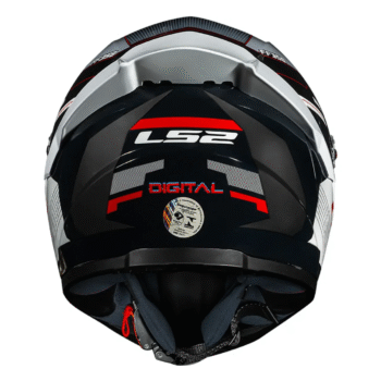 Capacete LS2 FF358 S Digital Black White