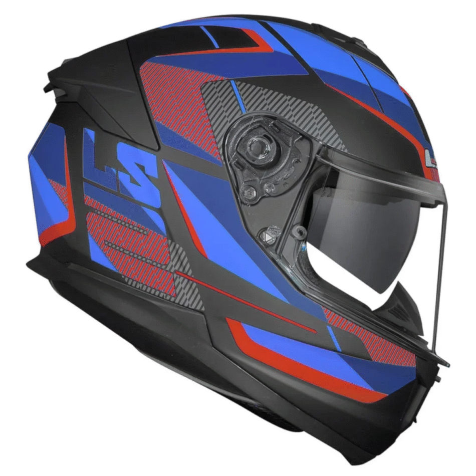 Capacete LS2 FF808 Stream II Road Matte Titanium Red