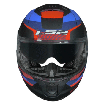 Capacete LS2 FF808 Stream II Road Matte Titanium Red
