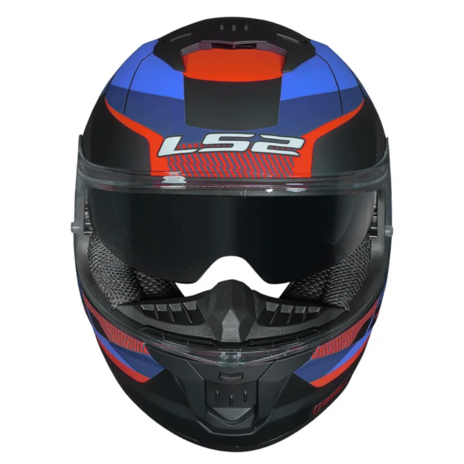Capacete LS2 FF808 Stream II Road Matte Titanium Red