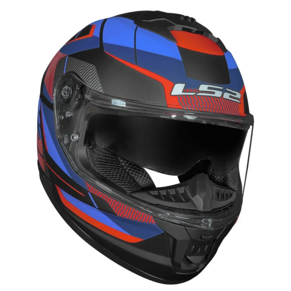 Capacete LS2 FF808 Stream II Road Matte Titanium Red