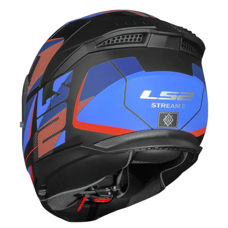 Capacete LS2 FF808 Stream II Road Matte Titanium Red