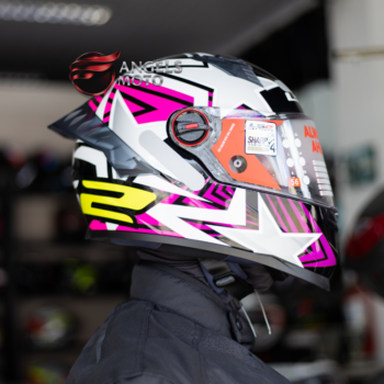 Capacete LS2 FF358 Pro Estellar Black Pink Purple