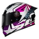 Capacete LS2 FF358 Pro Estellar Black Pink Purple