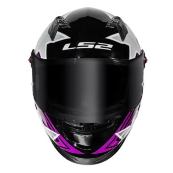 Capacete LS2 FF358 Pro Estellar Black Pink Purple