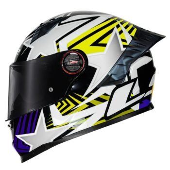 Capacete LS2 FF358 Pro Estellar Black Yellow