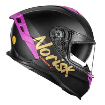 Capacete Norisk Strada II Lotus Matte Black Pink