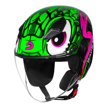 Capacete Race Tech Play Snake Green
