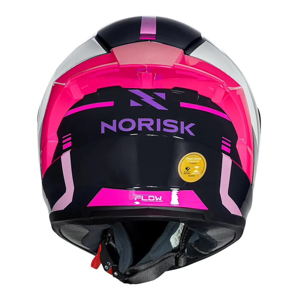 Capacete Norisk Flow Run Blue Pink Capacete Norisk Flow Run Blue Pink
