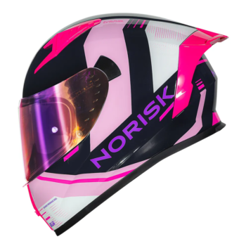 Capacete Norisk Flow Run Blue Pink