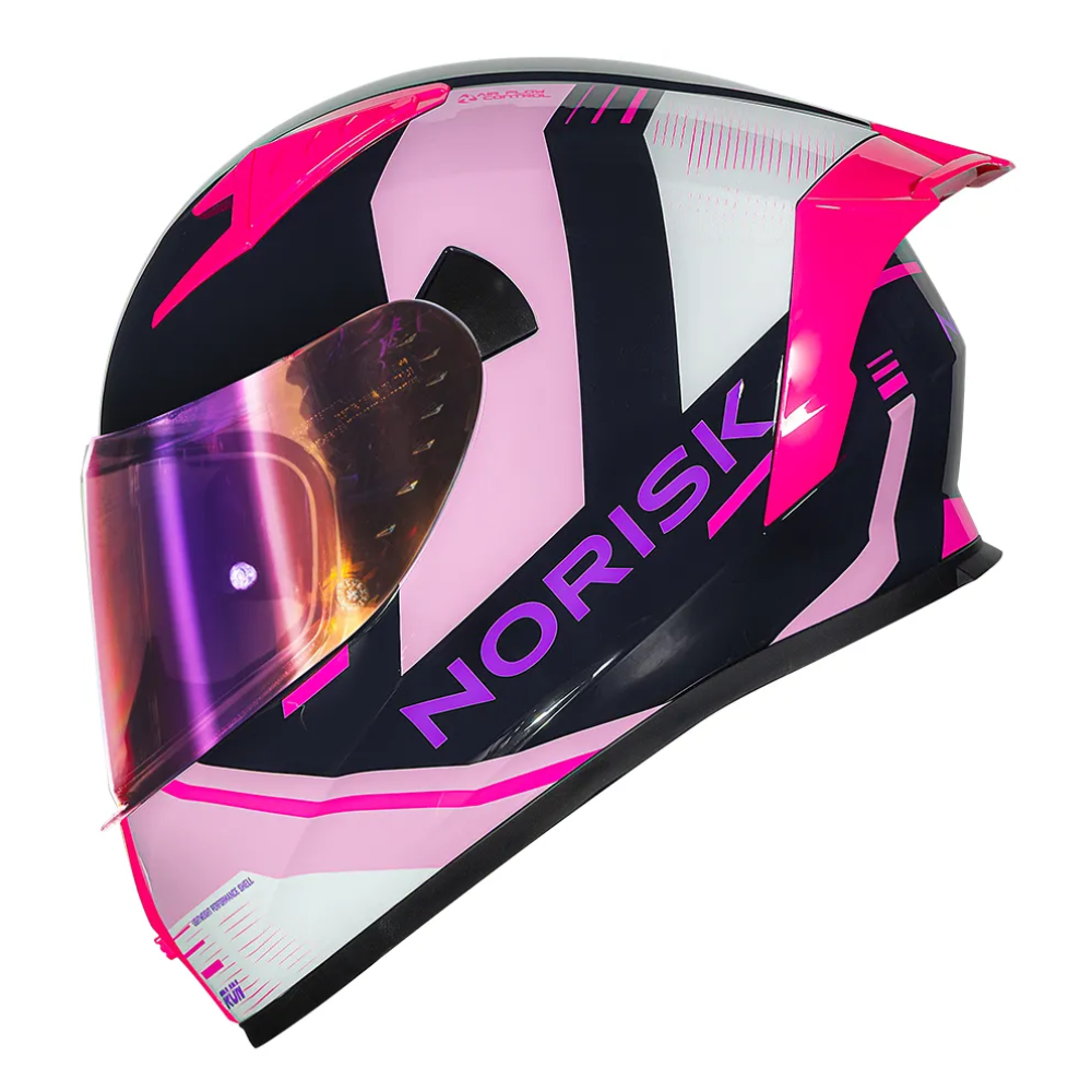 Capacete Norisk Flow Run Blue Pink Capacete Norisk Flow Run Blue Pink