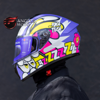 Capacete Race Tech Hit Speedbee Matte Purple