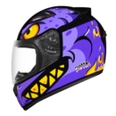 Capacete EBF Spark Zoiim Preto Rosa